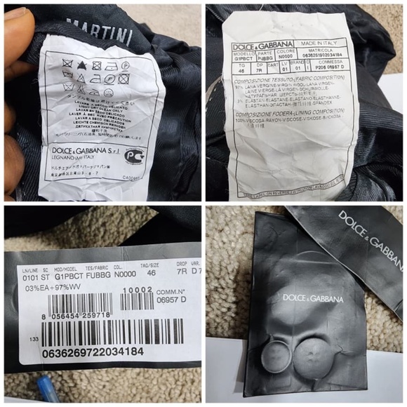 Authentic Dolce & Gabbana Suits& Blazer Black - Picture 8 of 11